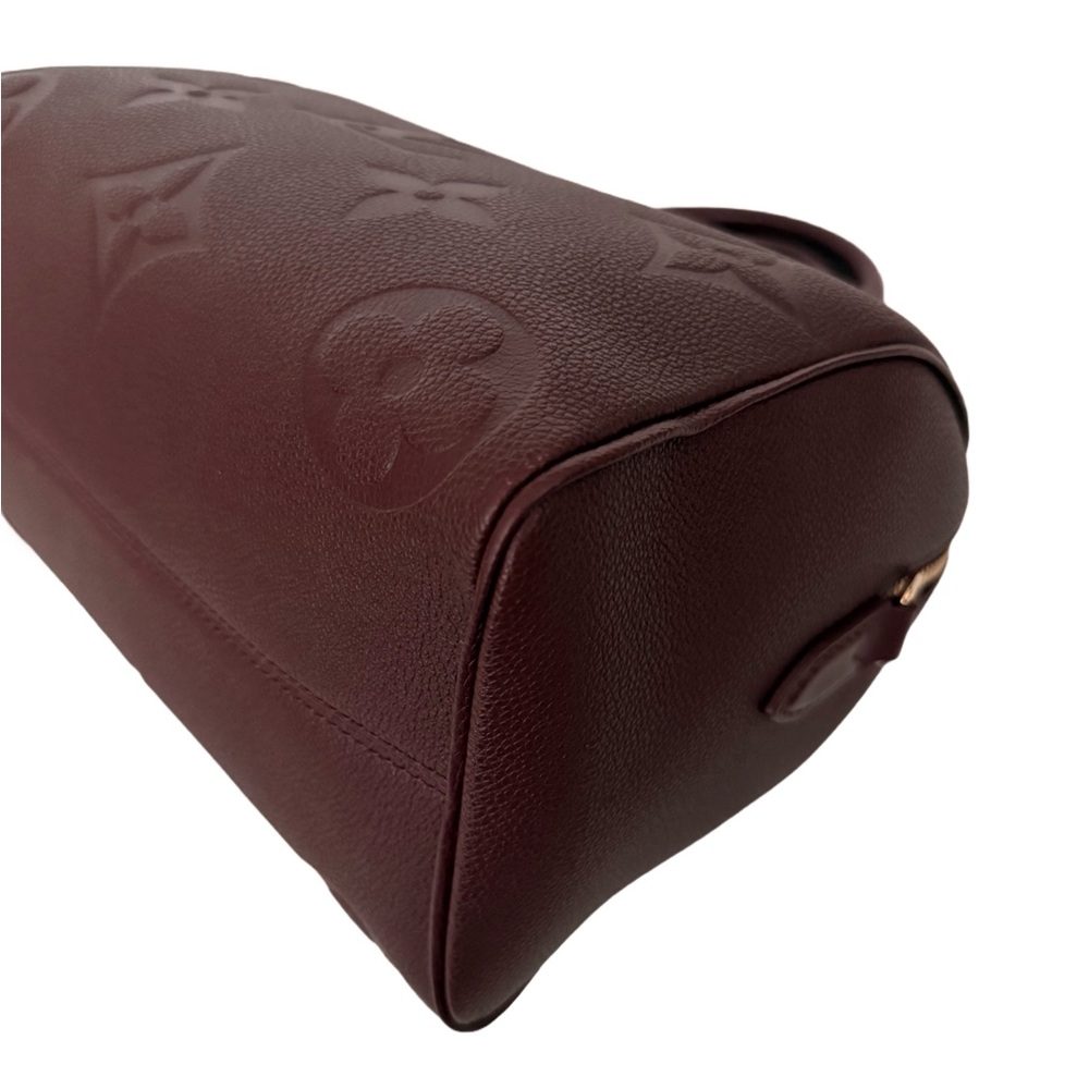 Louis Vuitton Speedy 25 Bandouliere Burgundy Wine Monogram Giant Limited Edition - Picture 11 of 15